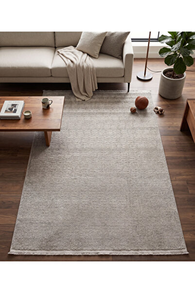Merinos Octavia Serisi Vizon Yumuşak Dokulu Minimal Halı Modern Bukleli Anti ...