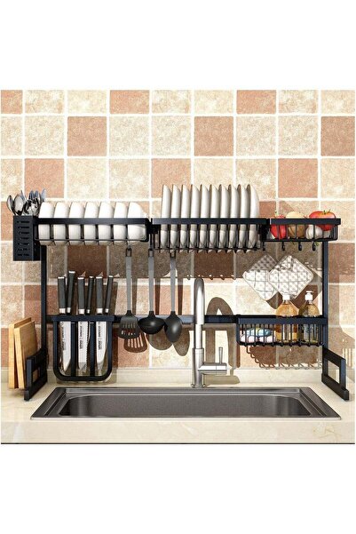 Generic Kitchen Stainless Steel Dish Rack Over Sink Expanding Organizer Stora...