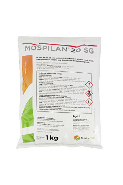 Summit Mospilan 20 SG – Insecticid Sistemic si Translaminar – Cartof, Grau, P...