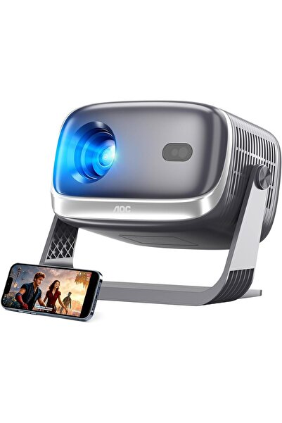 Aoc Smart Projector 720P HD with 4K/Wi-Fi 6/Bluetooth 5.0 support from AOC, 1...
