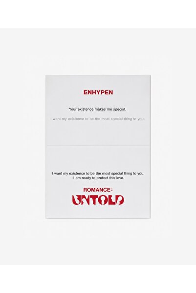 COOKYSTORETR ENHYPEN - ROMANCE UNTOLD (Weverse Albums Ver.)
