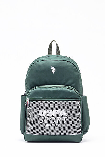 U.S. Polo Assn. Plcan26093 Khaki Backpack Multi-Compartment Daily & School Bag