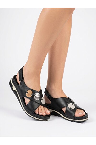 Rüya Shoes صندل نسائي من الجلد الطبيعي بنعل ناعم لتقويم العظام ونعل تدليك تشريحي