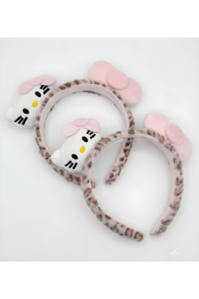 Hello Kitty Pack of 2 Hello Kitty Soft Plush Children's and Girls' Headbands ...