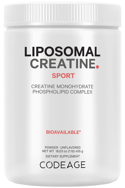 Codeage Creatina Monohidrata Lipozomala Liposomal Creatine Sport 455g