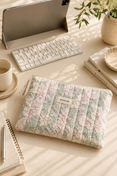 MOISARE 10 İnç Tablet Kılıfı 21x27 cm – Kapitoneli Organizer Çanta | Kitap Kı...