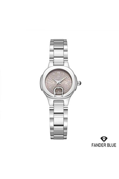 FANDER BLUE Elegant Fender Blue Women's Watch - Silver with Round Gray Dial
