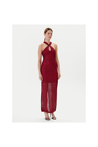 Guess Rochie tricotată de damă W5YK48Z37G0 Bordeaux