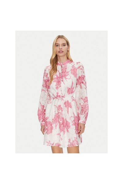 Guess Rochie de cocktail pentru femei W5GK07WH4K2 Albă