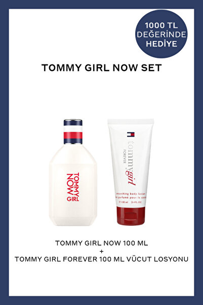 Tommy Hilfiger Tommy Girl Now EDT 100 ml Kadın Parfüm + Vücut Losyonu