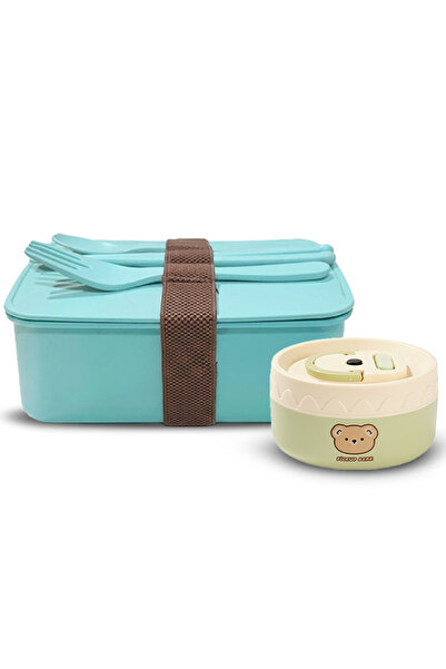STAR BABiES Lunch Box With Vaccum Insulated Minii Food Jar Combo