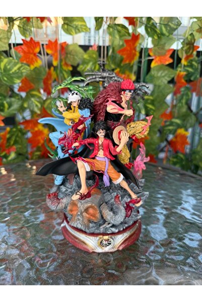HobbyMobby One Piece Luffy - Law - Kid Wano Üçlü Koleksiyon Figürü