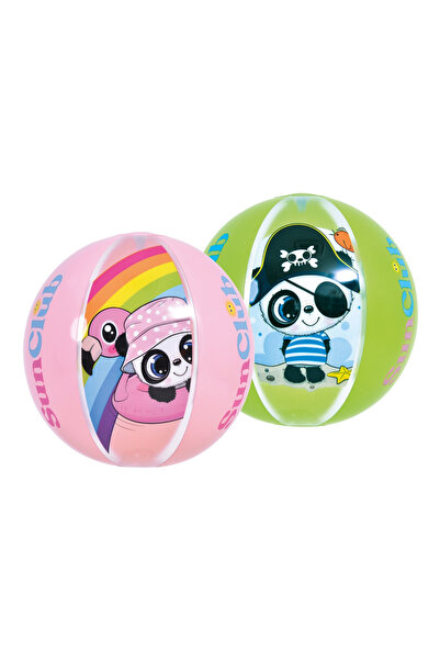 Jilong 40cm Panda Inflatable Beach Ball, Kids Pool & Summer Water Play