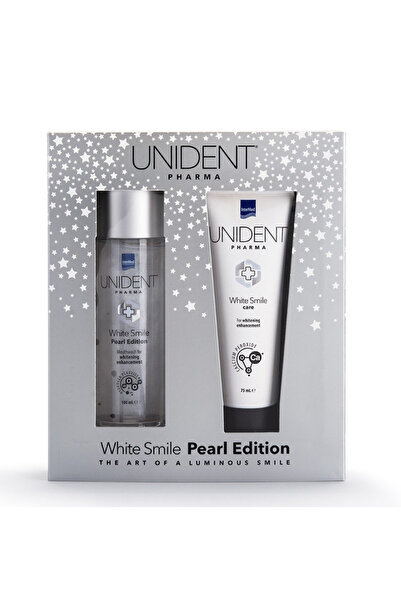 İNTERMED Unident White Smile Pearl Edition Οδοντόκρεμα για Λεύκανση 2 x 100 ml