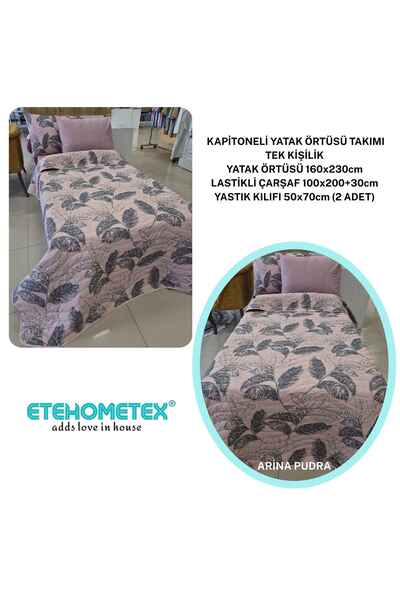 ETE HOMETEX Etehometex Cotton Quilted Bedspread Set