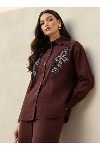 FAV LINEN EMBRIODERY TOP