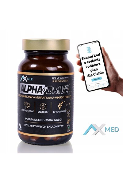 NO BRAND Complex de vitamine și minerale AXMED Alpha Drive (60 capsule)