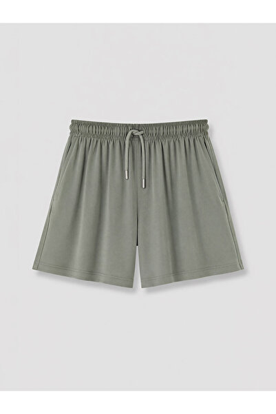 LC Waikiki Khaki Modal Blend Women's Sports Shorts