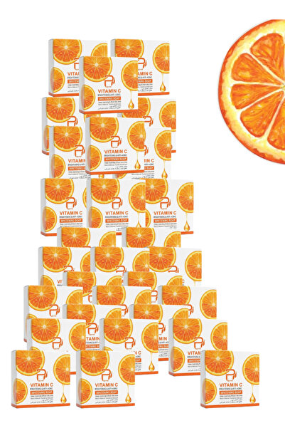 PYRON 29 Pieces Vitamin C Brightening And Anti-Aging Whitening Soap Orange 10...