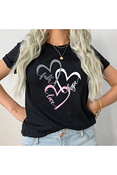 Orielle Tricou Negru Faith