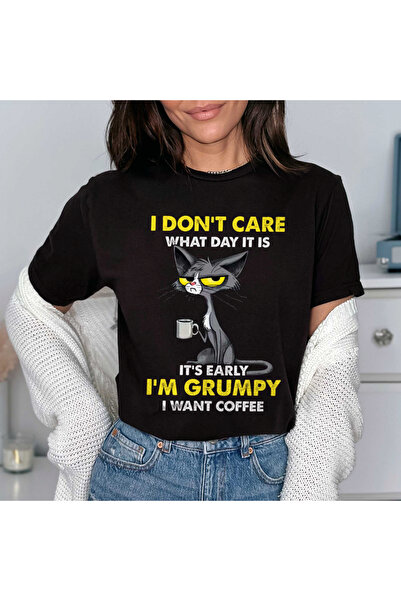 Orielle Tricou Negru Early Cat