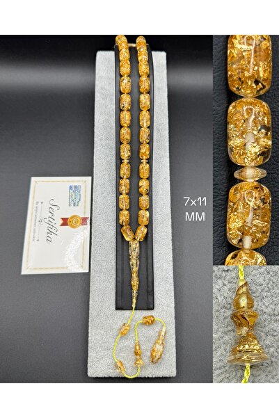 KENAN Certified 0.01 Gr Gold Piece Prayer Beads