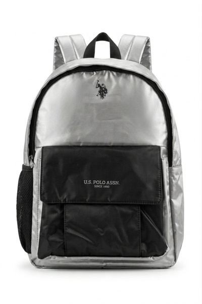 U.S. Polo Assn. حقيبة ظهر مدرسية للأطفال للمدرسة الابتدائية والإعدادية مع جيب...
