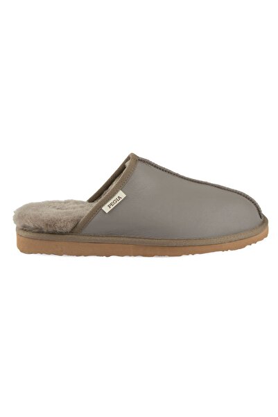 Pegia Genuine Leather Men's House Slippers 111031 Mink