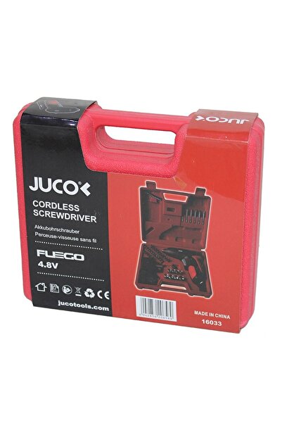 Joko 44-piece Cordless Screwdriver Set - 4.8 Volt دريل شد براغي جوكو بشنطه 4.8فولت اسود