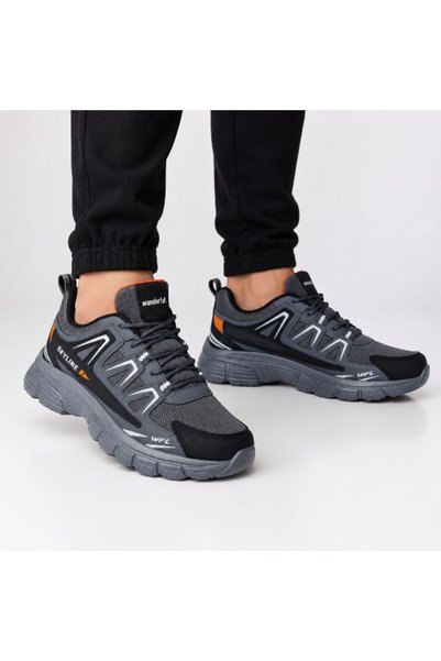 WANDERFUL حذاء رياضي رجالي من SKY MAX باللون الرمادي مقاس 40-45