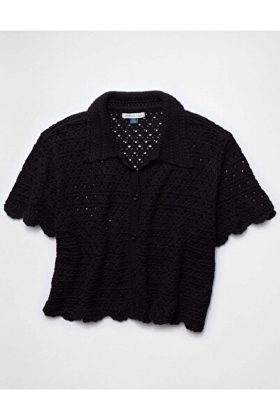 AMERICAN EAGLE AE Button-Up Sweater Polo