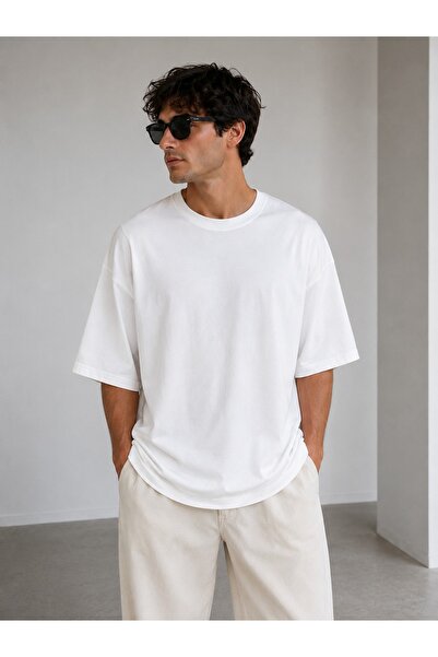 Nirvana Butik Oversize T-shirt Ünisex Kadın/Erkek %100 Pamuk Kumaş Hafif Dökü...
