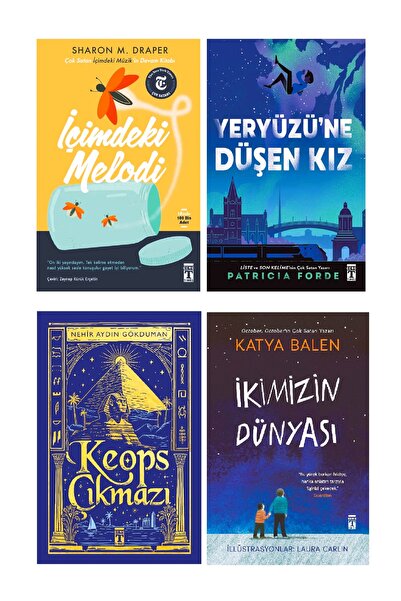 Timaş Yayınları Ortaokul Okuma Seti İçimdeki Melodi Keops Çıkmazı İkimizin Dü...