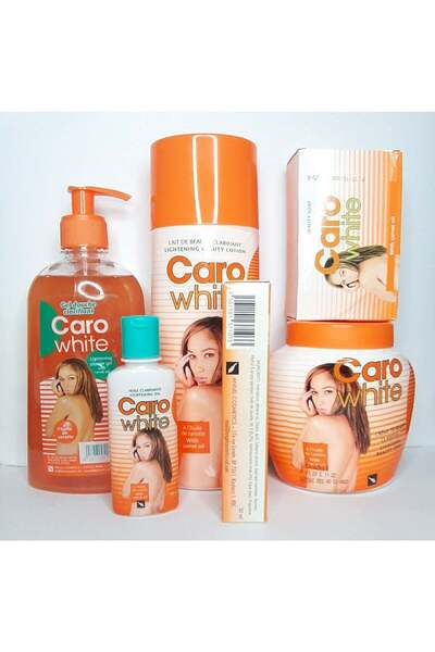 Caro White Original Lightening Set 6 - Lotion + Tube + Cream + Oil + Body Gel...