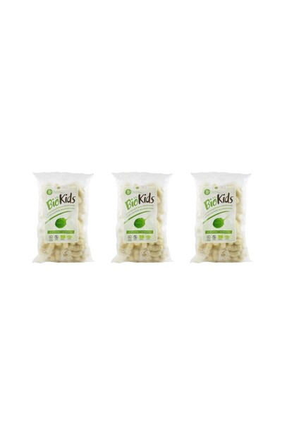 Generic Brand Pachet 3 x Pufuleti bio cu spanac, 55g Biokids