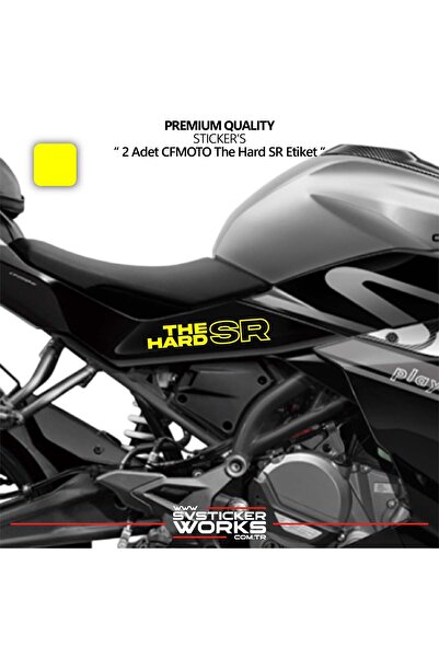 ARONA CFMOTO The Hard SR Sticker ملصق فويل عالي الجودة مكون من قطعتين