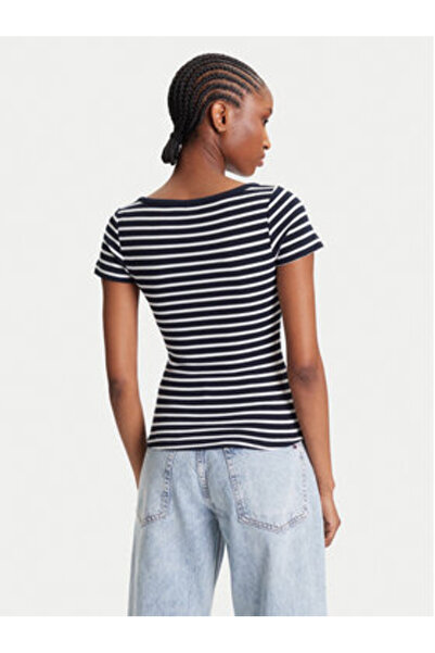 Tommy Jeans Γυναικείο T-shirt DW0DW20902 Πολύχρωμο
