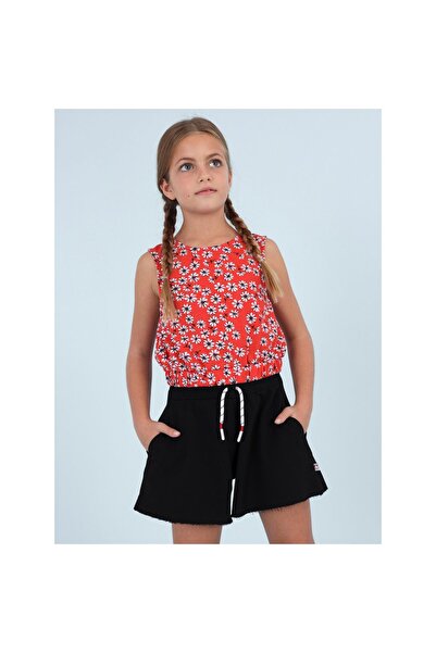 MAYORAL Șorturi de fată din material textil 6241 Negru