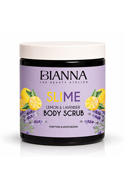 Bianna Baina Lemon Lavender Slime Texture Body Scrub & Exfoliator - Purifying...