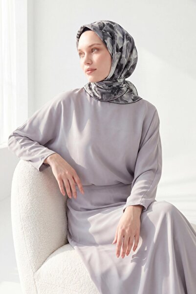Silk Home Soft Eşarp Suluboya Gri 90x90