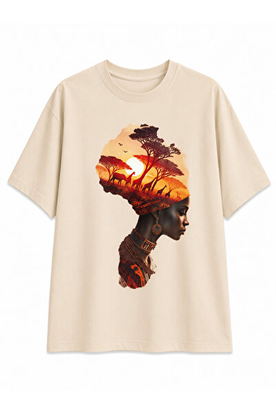 Classy Store Oversized Cotton t-shirt with Printed