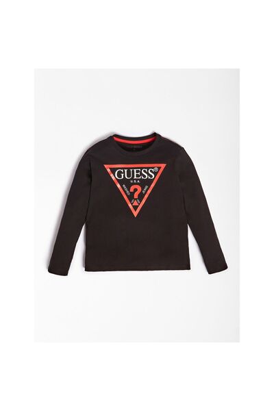 Guess Bluză băieți L84I29K8HM0 Negru