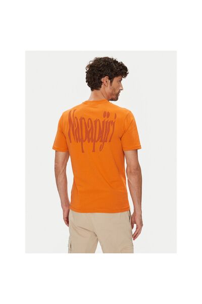 Napapijri Tricou bărbătesc NP0A893UA681 Portocaliu