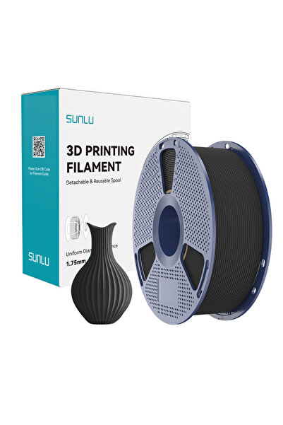 Sunlu PLA Filament Siyah 1.75mm 1kg