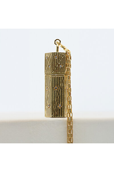 2Winsdh 2Wins Makeup x Melis Goral Étoile Necklace Lip Gloss Gold
