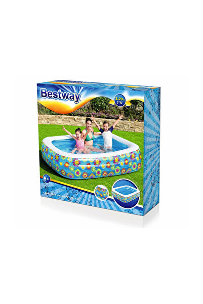 BESTWAY Piscină gonflabila pentru copii FLORAL - 229x152x56 cm