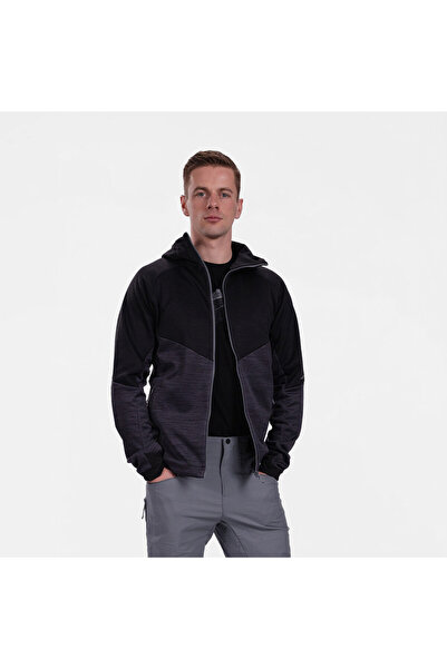 NORTHFINDER Bluza fleece melange barbati Dammastock, Gri