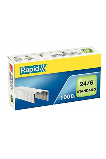 Rapid 24/6mm Standard Staples Pack of 1 (1000pcs) – Office & School Use