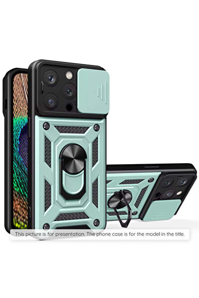 Techsuit Husă pentru Oppo Reno16 F, Reno16 FS, Seria CamShield, Verde