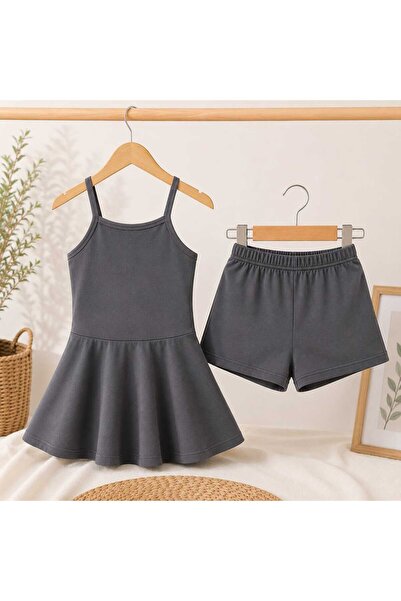 BEBEĞİME ÇORAP Costum de baie cu bretele pentru fete, cu rochie și pantaloni ...